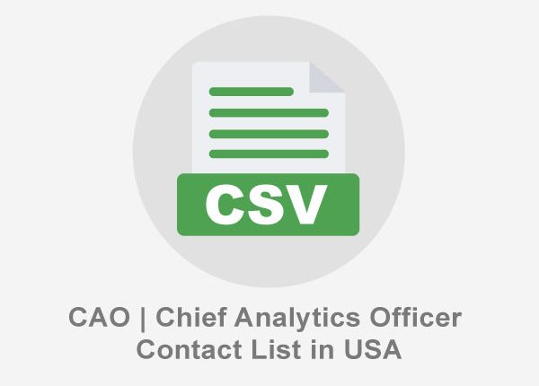 CAO-Chief-Analytics-Officer-Contact-List-in-USA