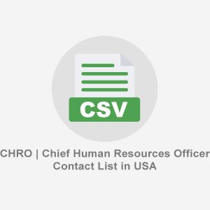 CHRO-Chief-Human-Resources-Officer-Contact-List-in-USA