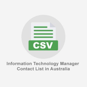 Information-Technology-Manager-Contact-Lists-in-Australia