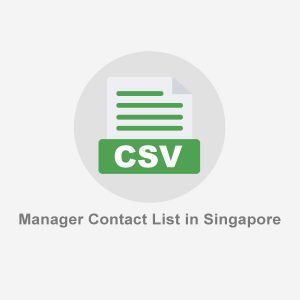 Manager-Contact-Lists-in-Singapore